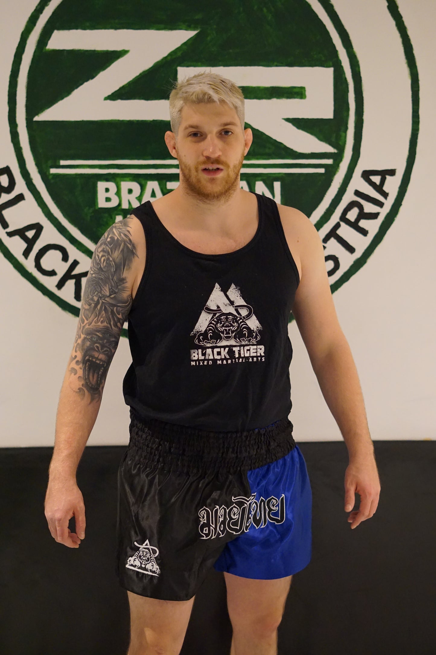 Black Tiger Muay Thai Shorts