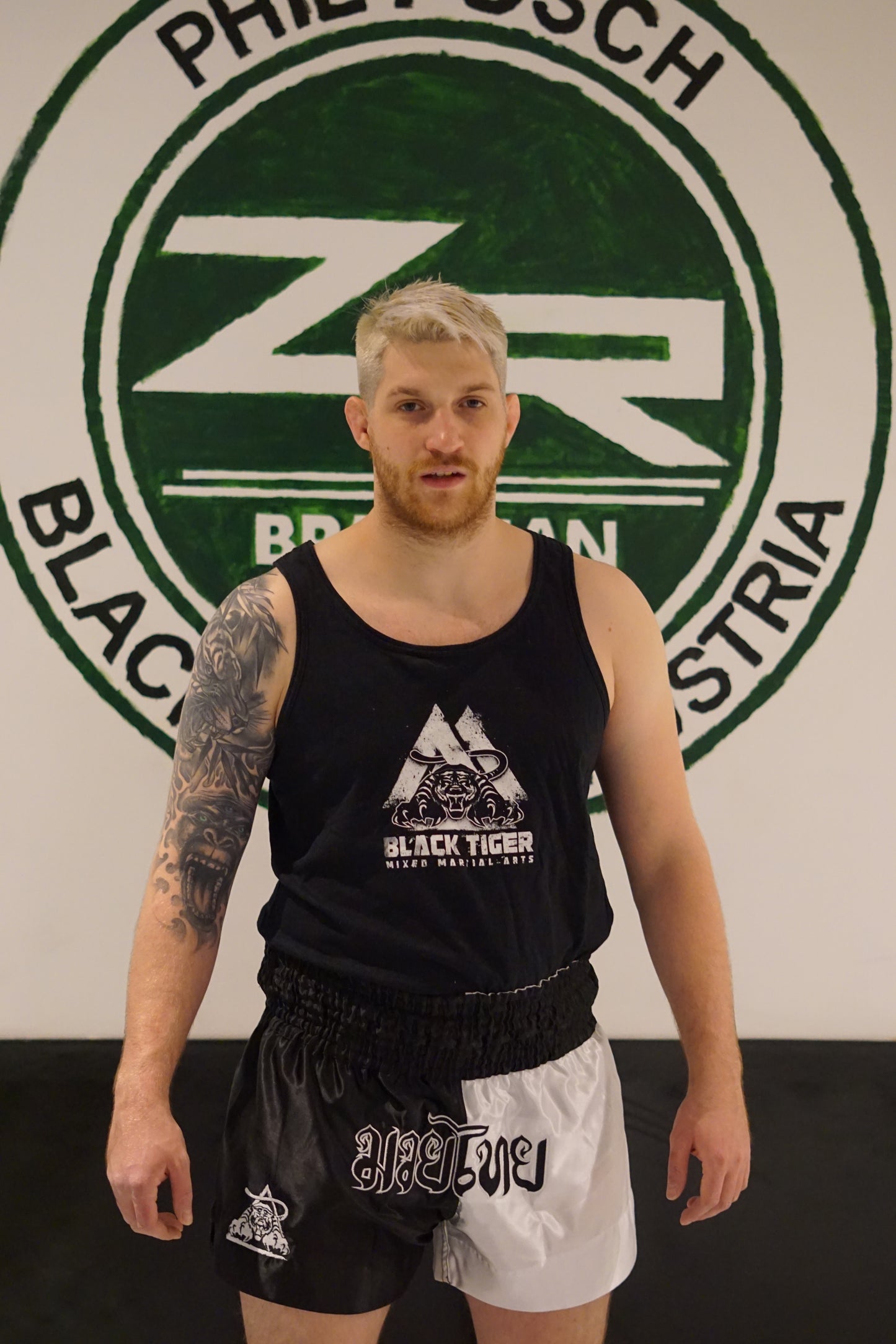 Black Tiger Muay Thai Shorts