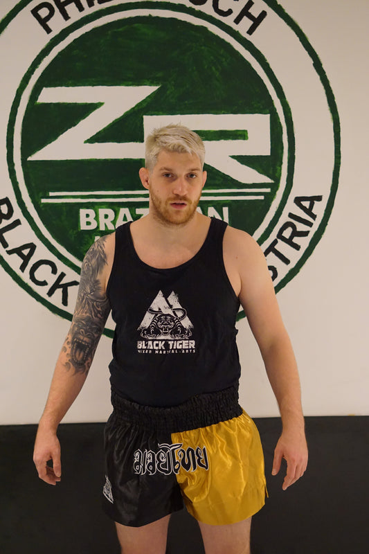 Black Tiger Muay Thai Shorts